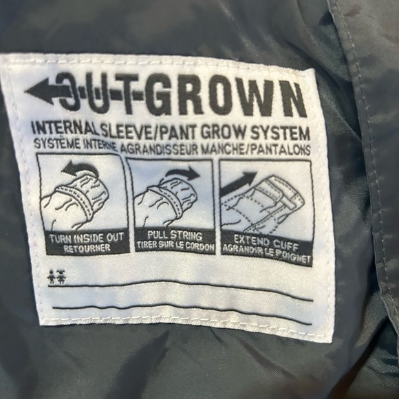 Columbia Youth Large Gray Snow Pants - Picture 4 of 6